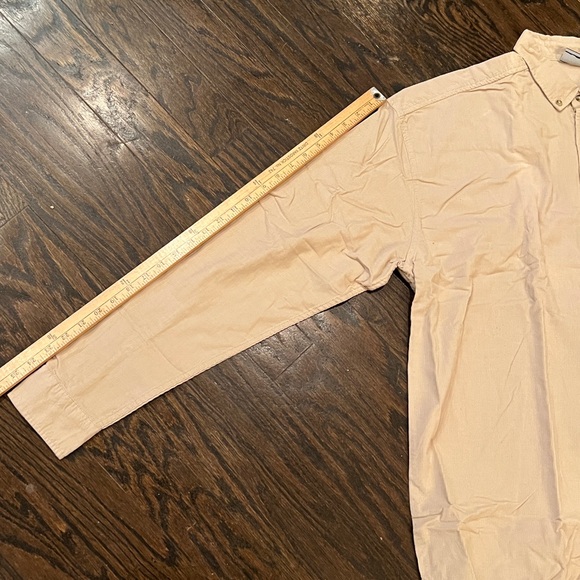 NWT- ASOS CORDUROY OVERSIZE FIT SIZE: XL LONG In ECRU-TAN COLOR - Picture 8 of 15